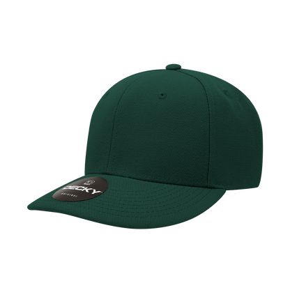 Decky-207-6 Panel Mid Profile Structured Acrylic/Polyester Cap