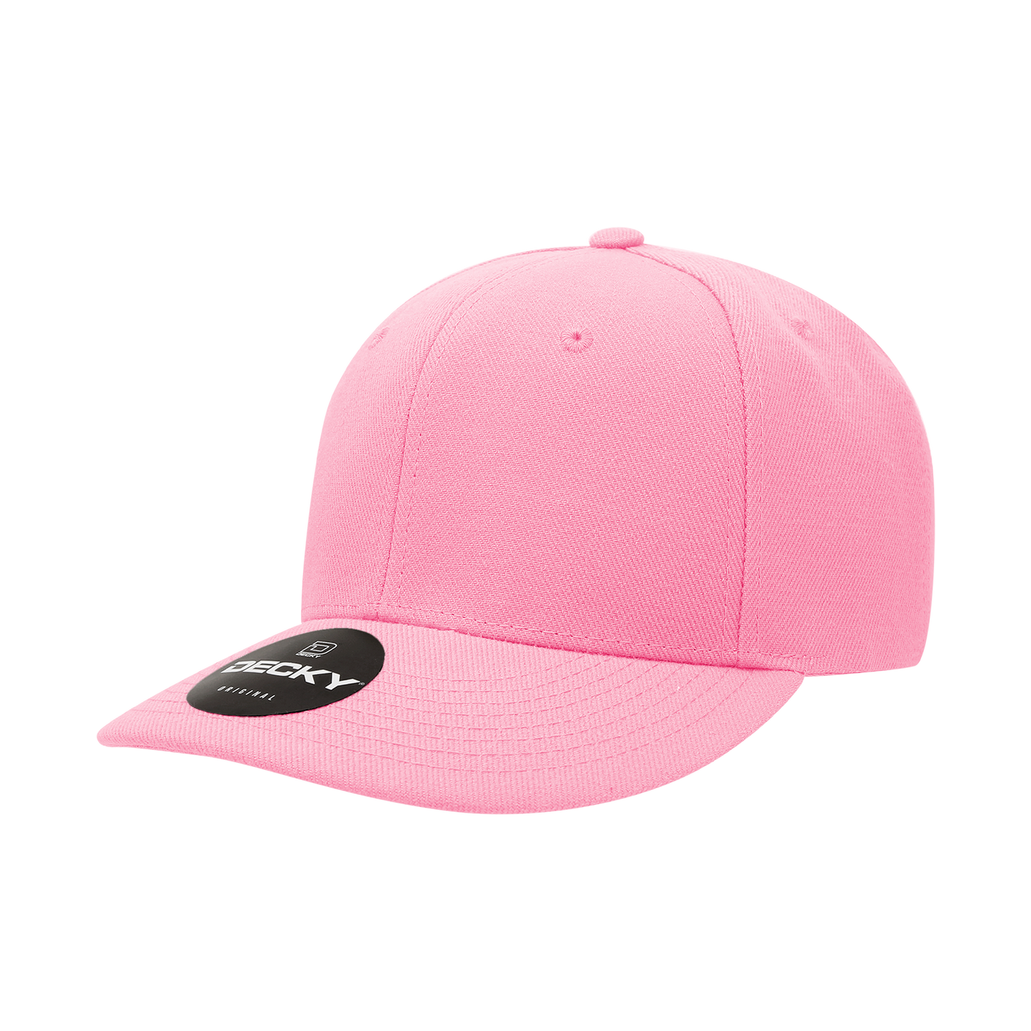 Decky-207-6 Panel Mid Profile Structured Acrylic/Polyester Cap