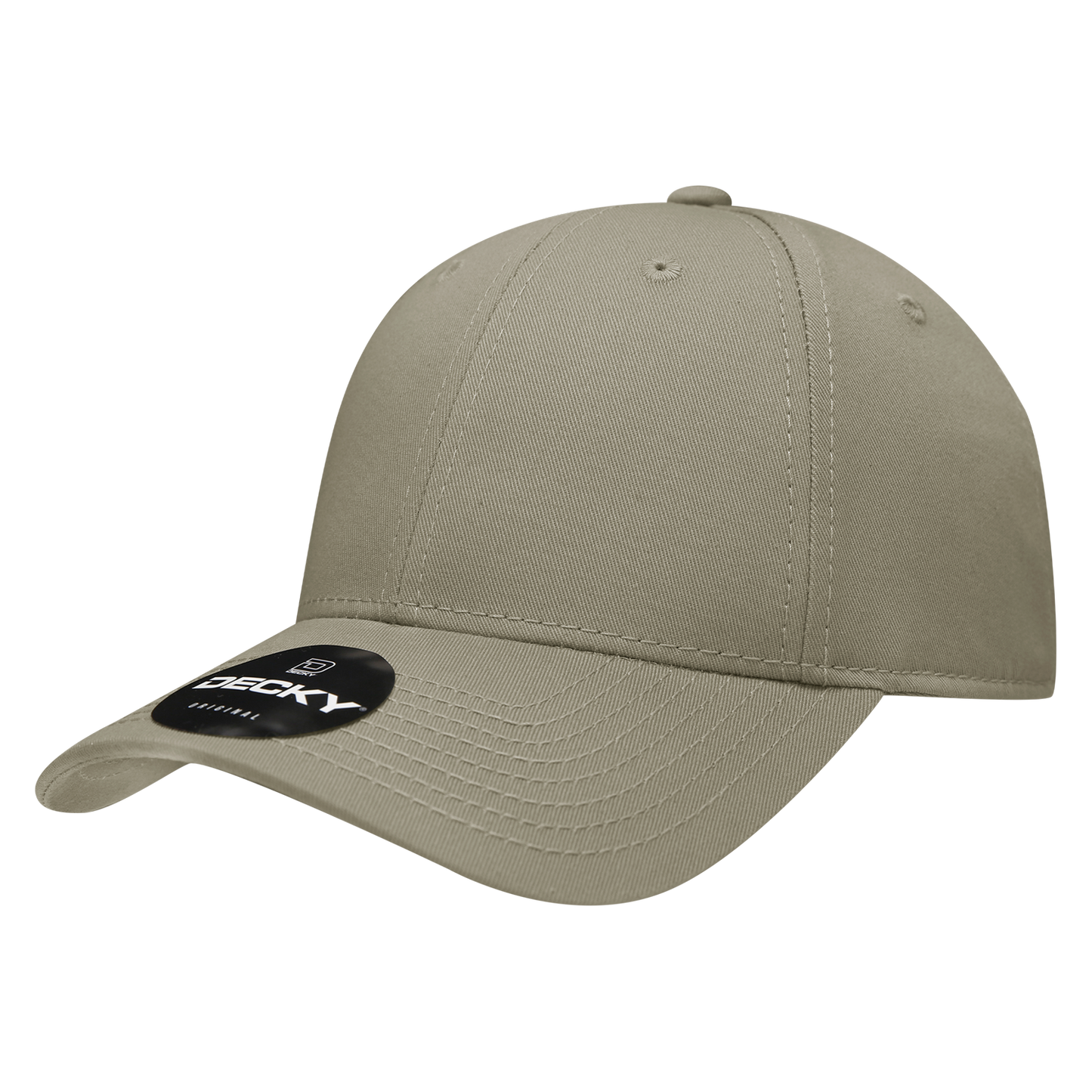 Decky-209-6 Panel Low Profile Structured Cotton Cap