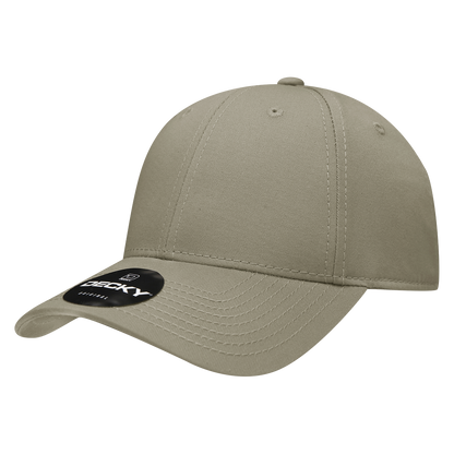 Decky-209-6 Panel Low Profile Structured Cotton Cap
