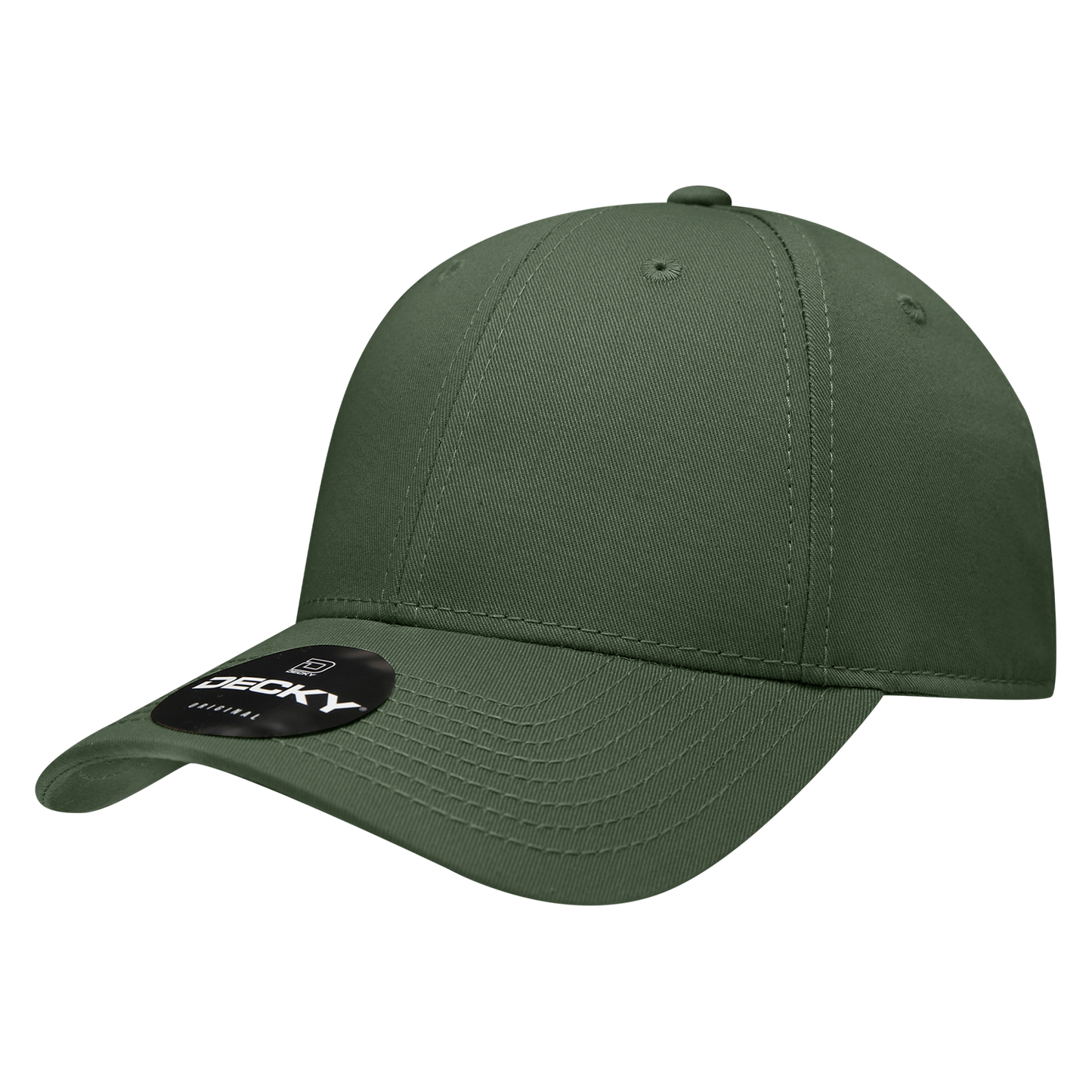 Decky-209-6 Panel Low Profile Structured Cotton Cap