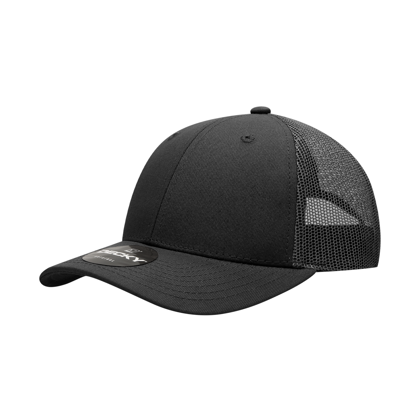 Decky-214-6 Panel Low Profile Structured Cotton Trucker