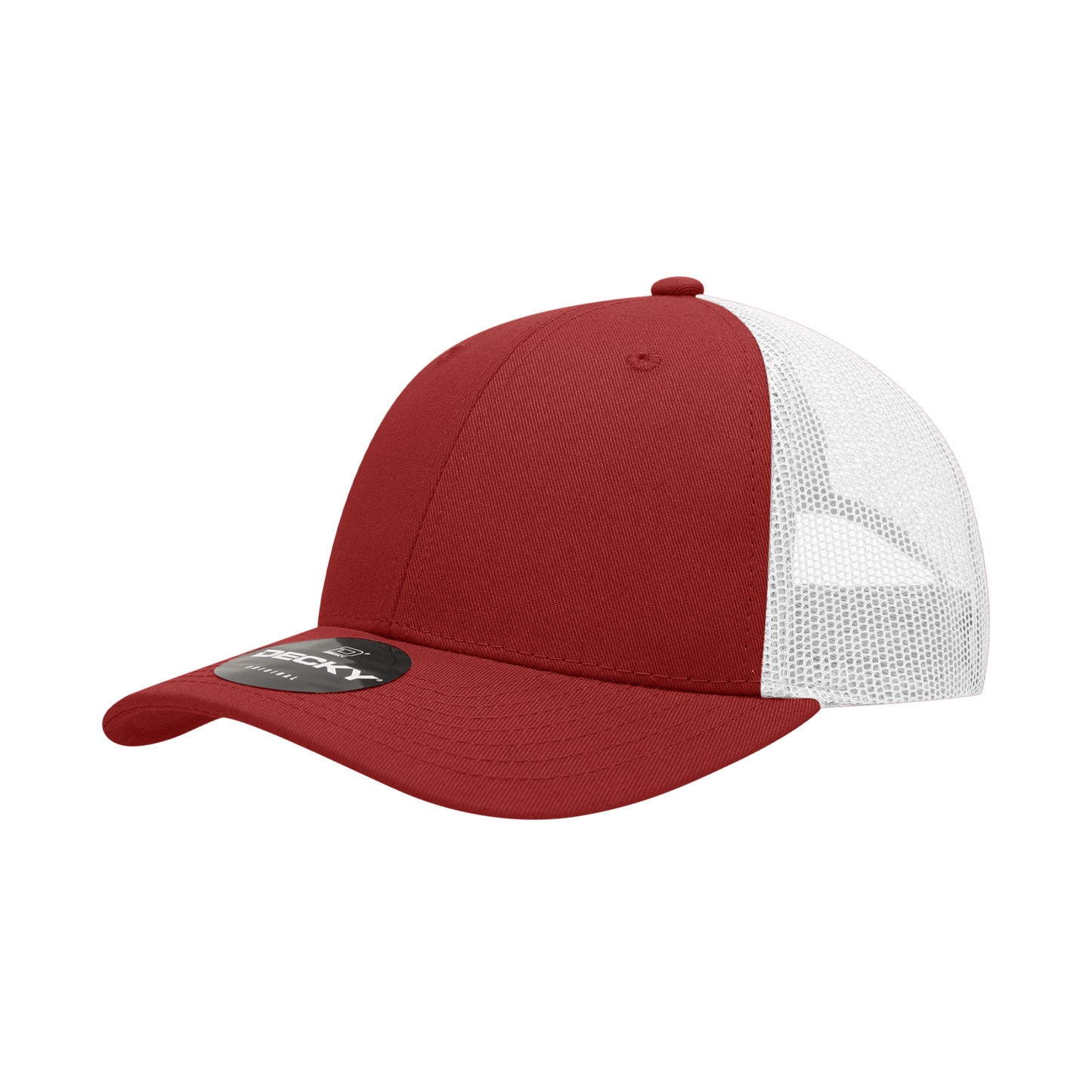 Decky-214-6 Panel Low Profile Structured Cotton Trucker