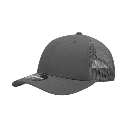 Decky-214-6 Panel Low Profile Structured Cotton Trucker
