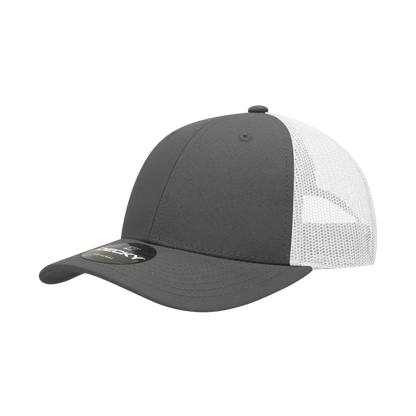 Decky-214-6 Panel Low Profile Structured Cotton Trucker