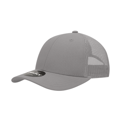 Decky-214-6 Panel Low Profile Structured Cotton Trucker