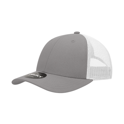 Decky-214-6 Panel Low Profile Structured Cotton Trucker