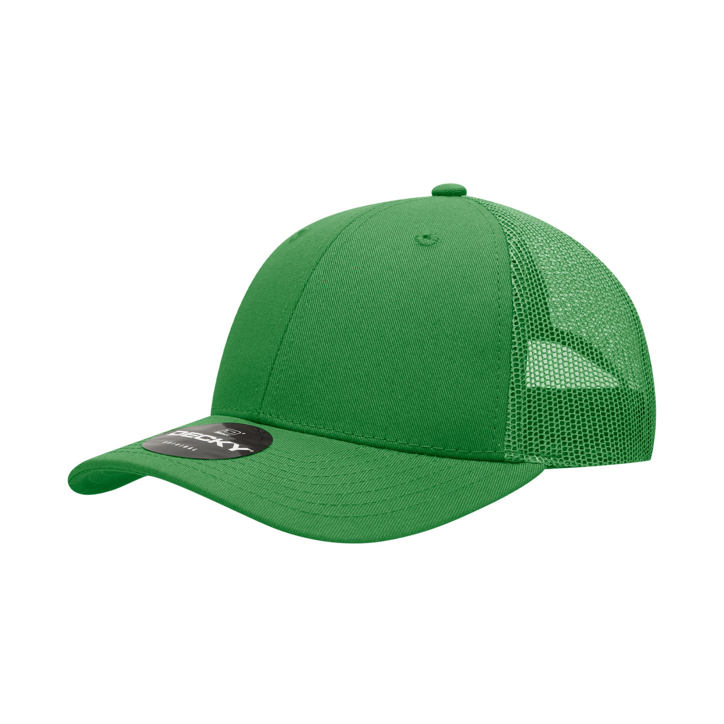 Decky-214-6 Panel Low Profile Structured Cotton Trucker
