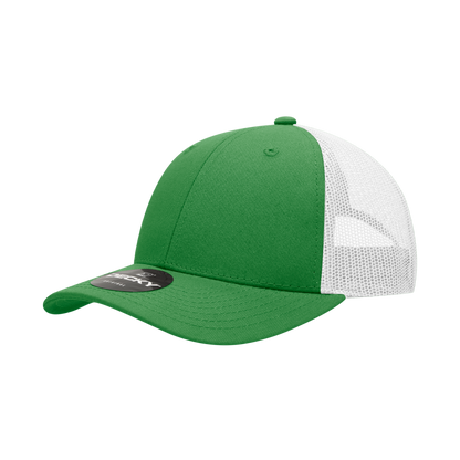 Decky-214-6 Panel Low Profile Structured Cotton Trucker