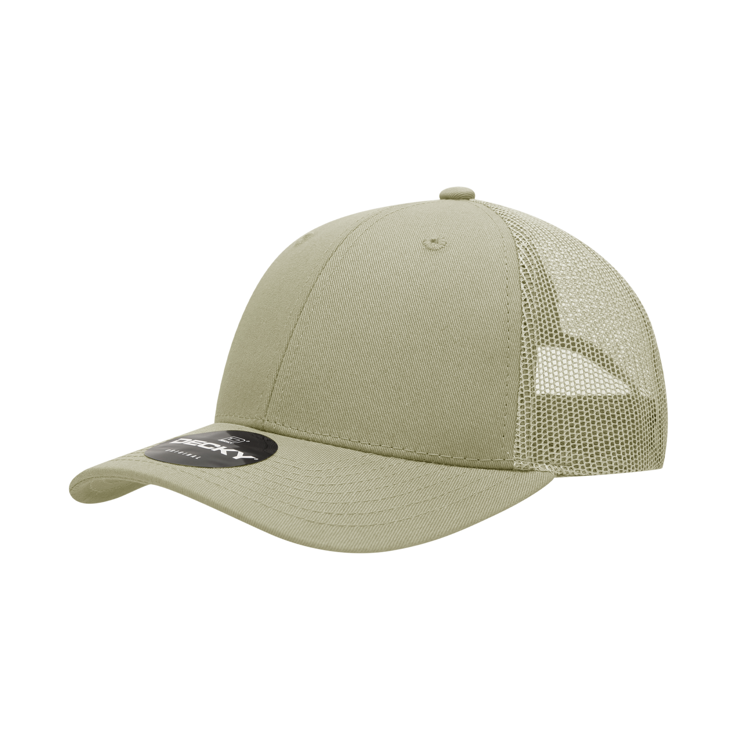 Decky-214-6 Panel Low Profile Structured Cotton Trucker