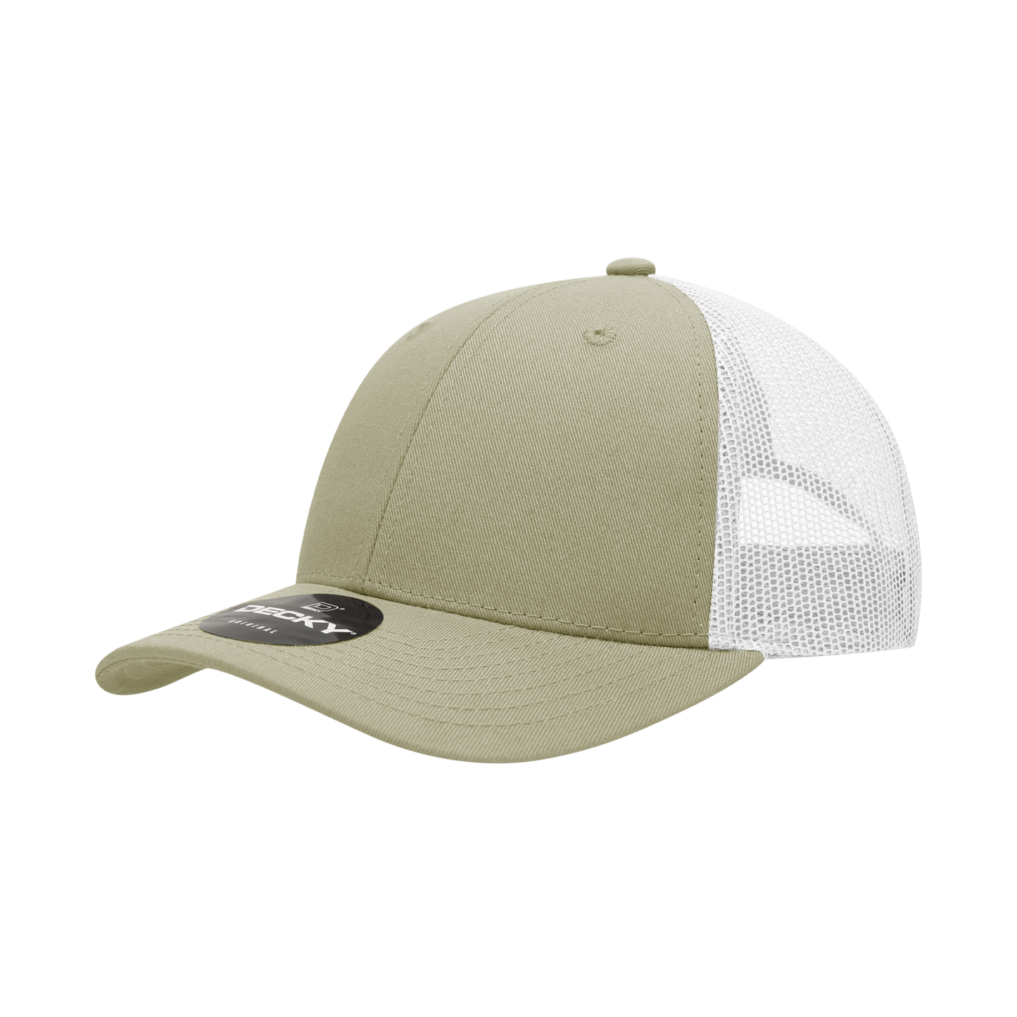 Decky-214-6 Panel Low Profile Structured Cotton Trucker
