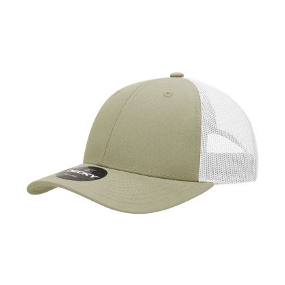 Decky-214-6 Panel Low Profile Structured Cotton Trucker
