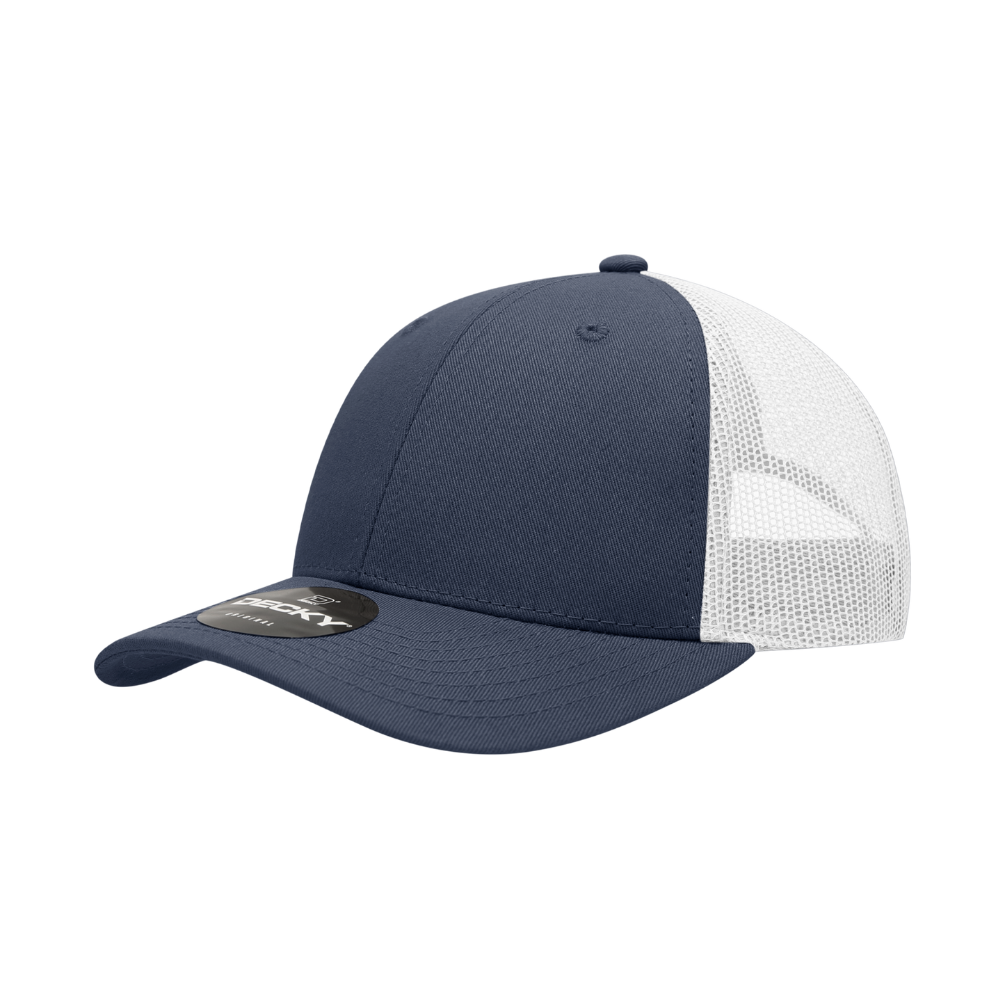 Decky-214-6 Panel Low Profile Structured Cotton Trucker