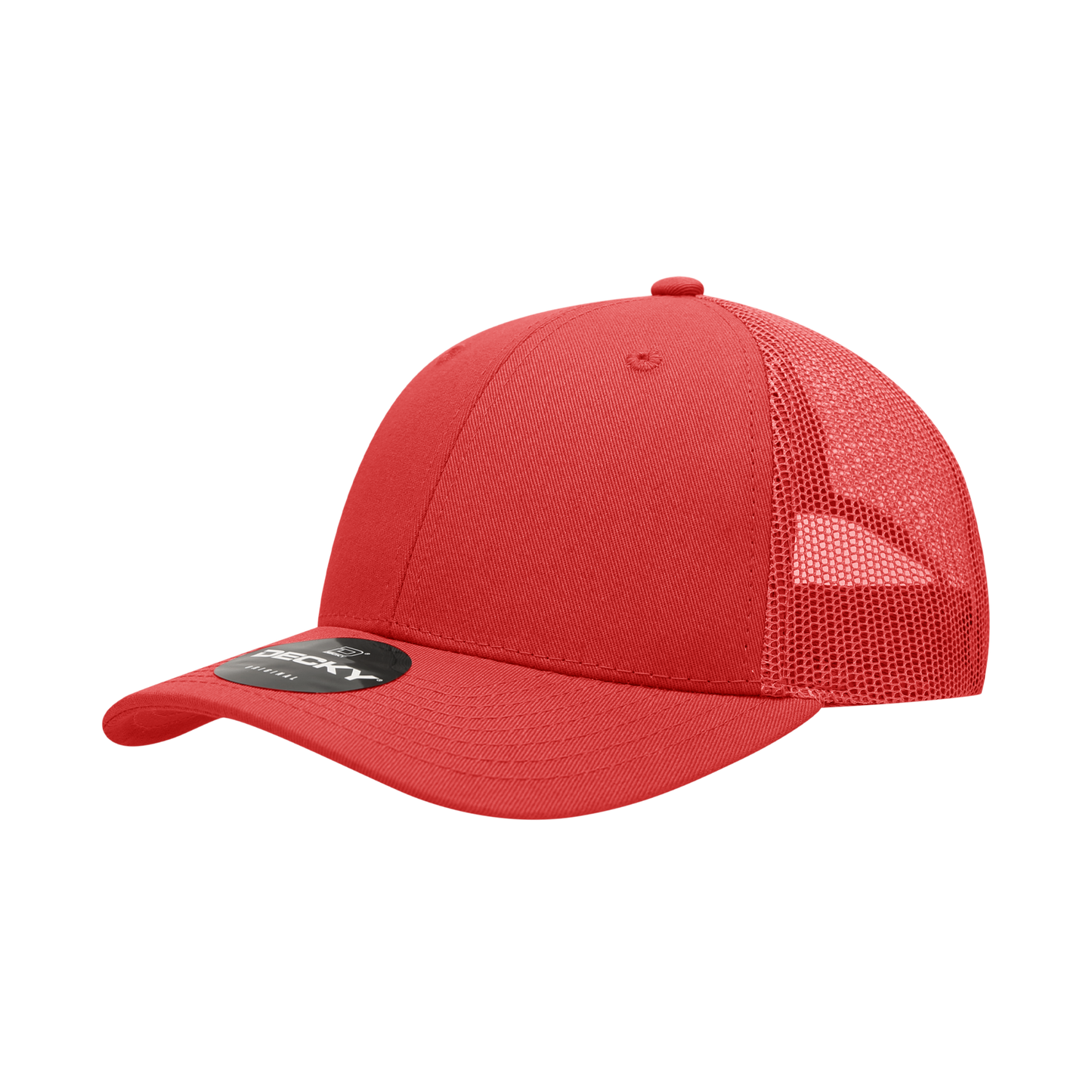 Decky-214-6 Panel Low Profile Structured Cotton Trucker