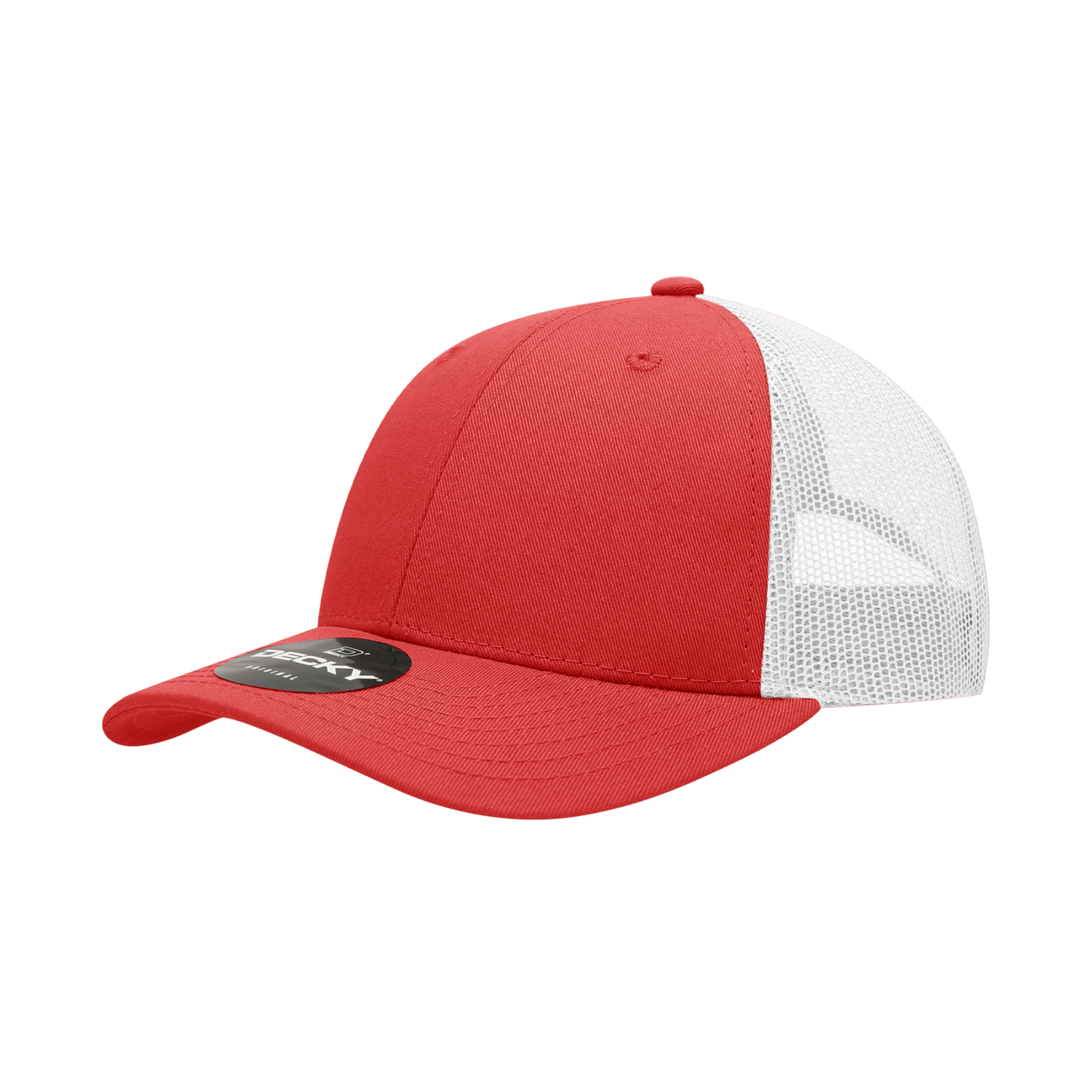 Decky-214-6 Panel Low Profile Structured Cotton Trucker