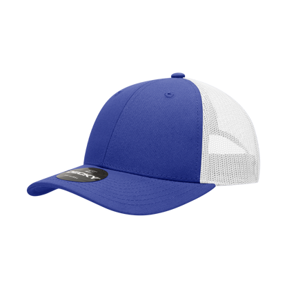 Decky-214-6 Panel Low Profile Structured Cotton Trucker
