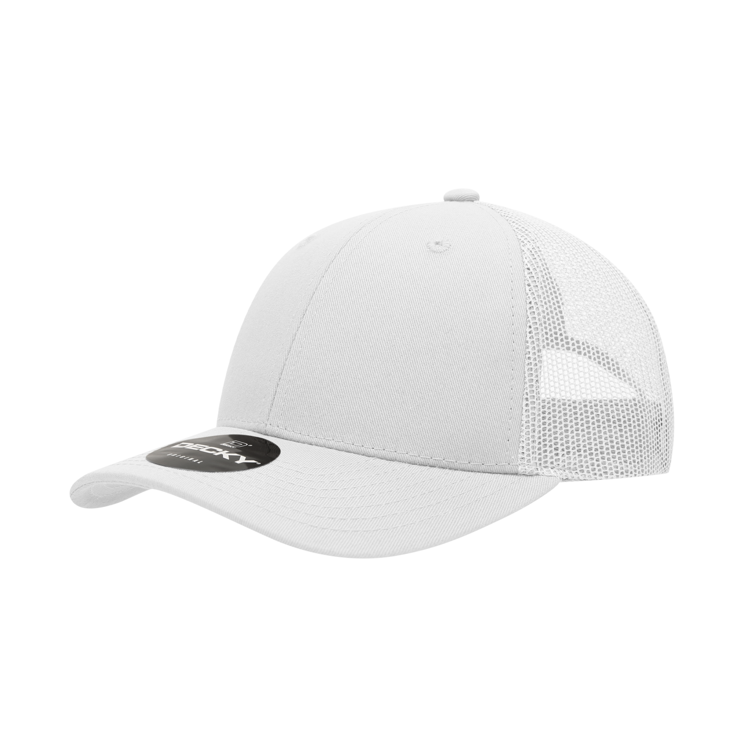 Decky-214-6 Panel Low Profile Structured Cotton Trucker