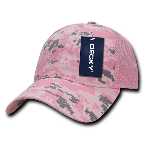 Decky-225-6 Panel Low Profile Relaxed Camo Trucker