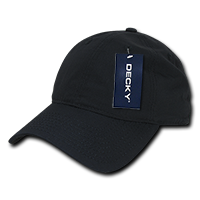 DECKY Premium 6 Panel Low Profile Relaxed Ripstop Dad Hat – Adjustable Buckle Cap