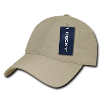 DECKY Premium 6 Panel Low Profile Relaxed Ripstop Dad Hat – Adjustable Buckle Cap
