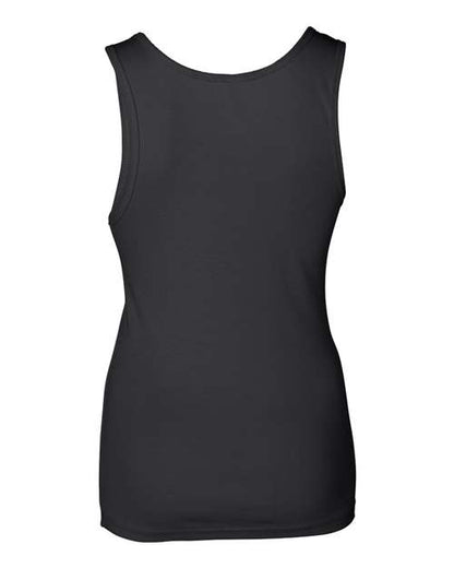 BELLA+CANVAS 1080 Women's Baby Rib Tank - Black - Back