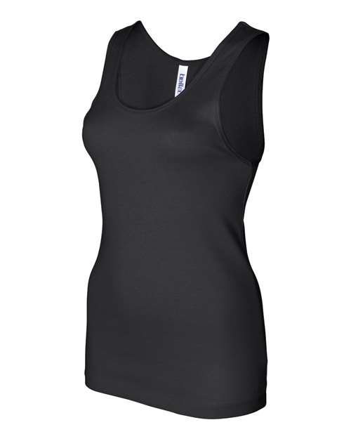 BELLA+CANVAS 1080 Women's Baby Rib Tank - Black - Side
