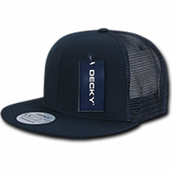 Decky 241 - 6 Panel High Profile Structured Ripstop Trucker Cap – ACU - Navy