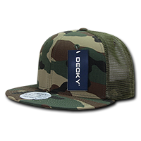 Decky 6 Panel High Profile Structured Ripstop Trucker Cap – ACU