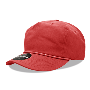 DECKY Premium 5-Panel High Profile Relaxed Cotton Rope Hat – Snapback
