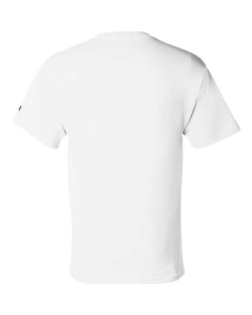 Champion T425 Unisex Classic T-Shirt - White - Back