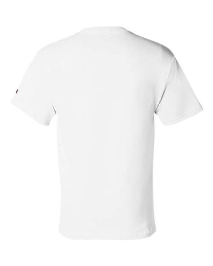 Champion T425 Unisex Classic T-Shirt - White - Back