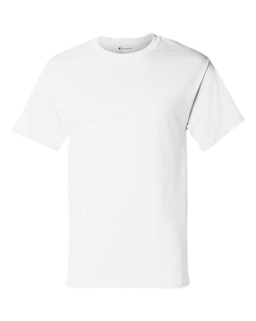 Champion T425 Unisex Classic T-Shirt - White - Front