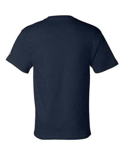 Champion T425 Unisex Classic T-Shirt - Navy - Back