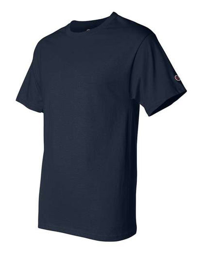 Champion T425 Unisex Classic T-Shirt - Navy - Side