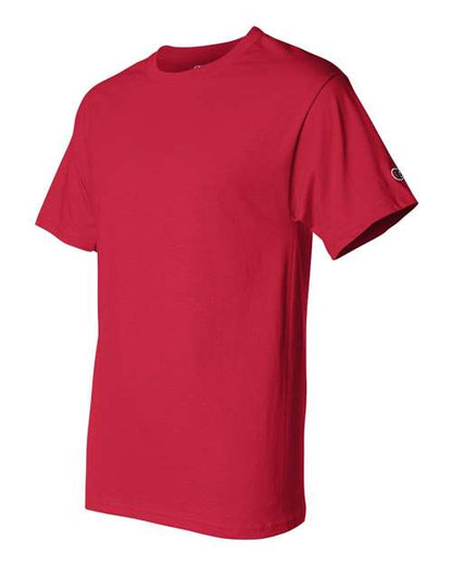 Champion T425 Unisex Classic T-Shirt - Red - Side