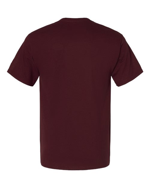 Champion T425 Unisex Classic T-Shirt - Maroon - Back