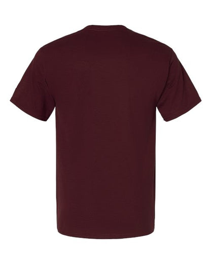Champion T425 Unisex Classic T-Shirt - Maroon - Back