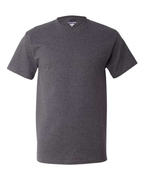 Champion T425 Unisex Classic T-Shirt - Charcoal Heather - Front