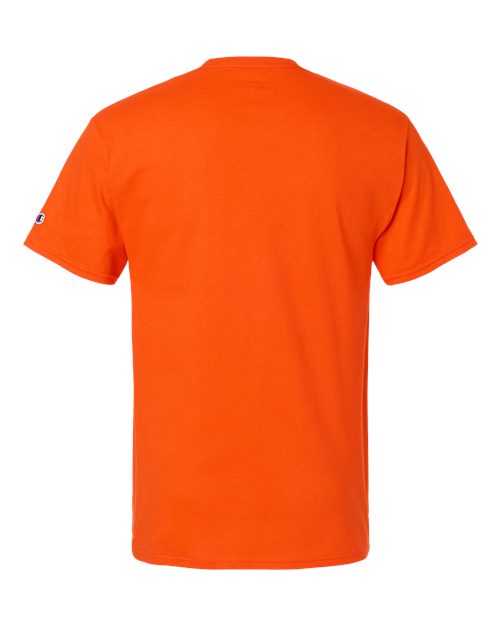Champion T425 Unisex Classic T-Shirt - Orange - Back