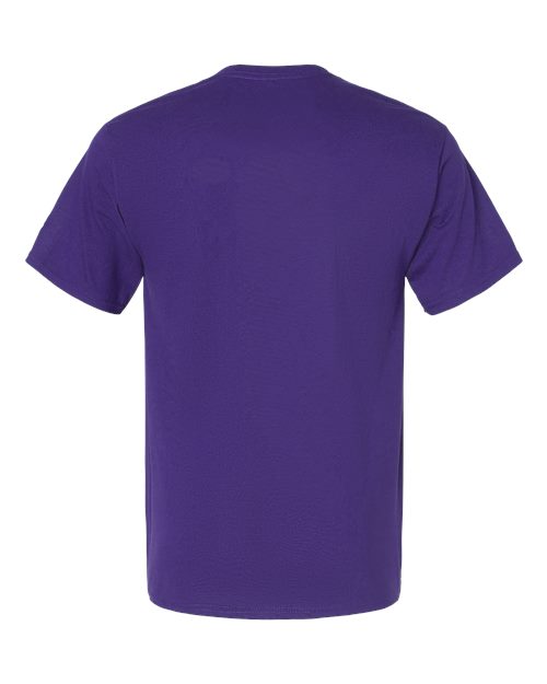 Champion T425 Unisex Classic T-Shirt - Purple - Back