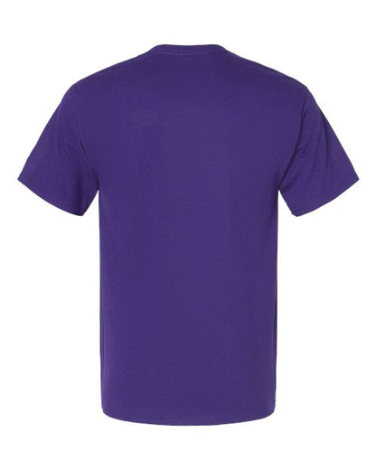 Champion T425 Unisex Classic T-Shirt - Purple - Back