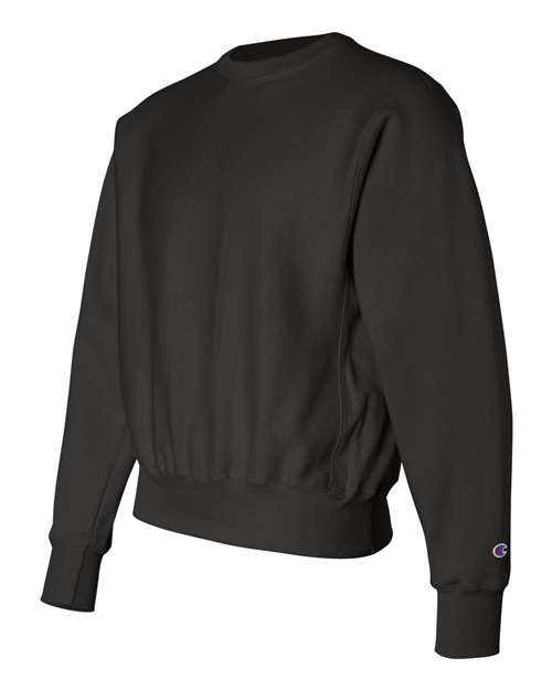 Champion S149 Unisex Reverse Weave® Crewneck Sweatshirt - Black - Side