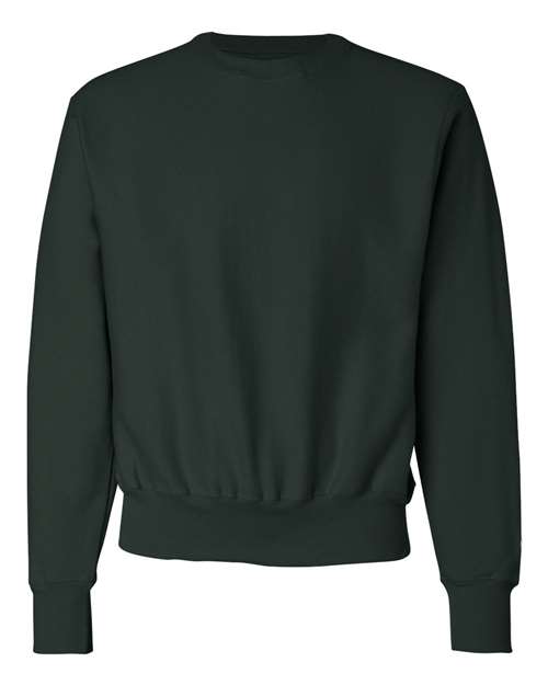 Champion S149 Unisex Reverse Weave® Crewneck Sweatshirt - Dark Green - Front