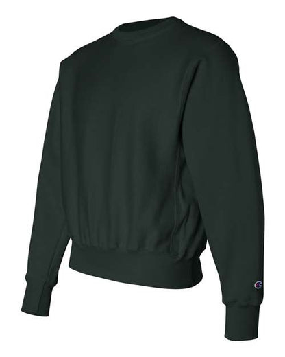 Champion S149 Unisex Reverse Weave® Crewneck Sweatshirt - Dark Green - Side
