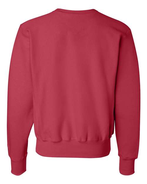 Champion S149 Unisex Reverse Weave® Crewneck Sweatshirt - Scarlet - Back