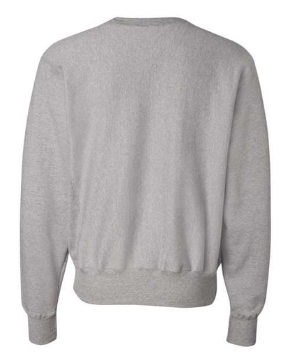 Champion S149 Unisex Reverse Weave® Crewneck Sweatshirt - Oxford Grey - Back
