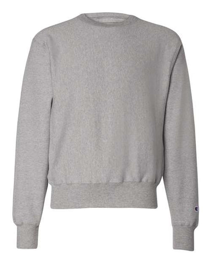 Champion S149 Unisex Reverse Weave® Crewneck Sweatshirt - Oxford Grey - Front