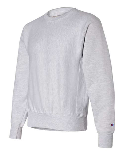 Champion S149 Unisex Reverse Weave® Crewneck Sweatshirt - Silver Grey - Side