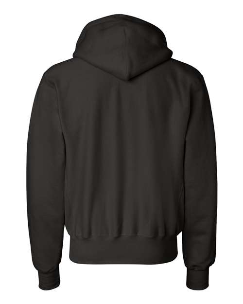 Champion S101 Unisex Reverse Weave® Hooded Sweatshirt - Black - Back