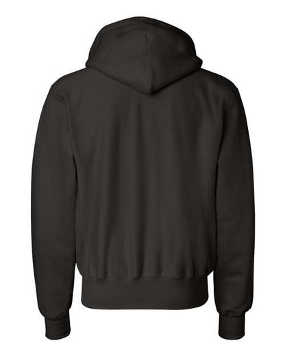Champion S101 Unisex Reverse Weave® Hooded Sweatshirt - Black - Back